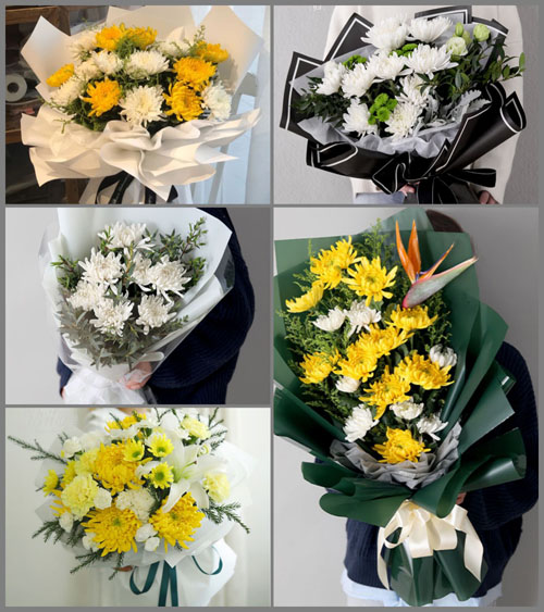 广西桂林灌阳县新街镇龙云村白事花束代送
